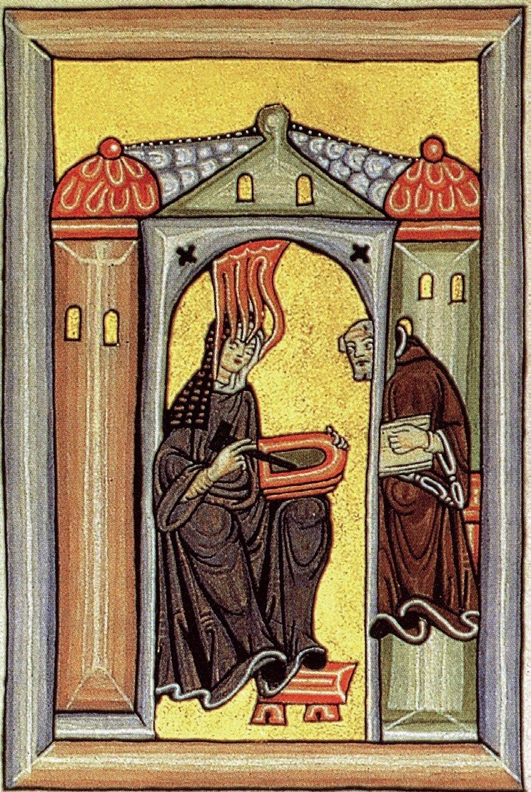 Bildnis der Hildegard von Bingen, Künstler unbekannt